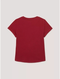 Детская футболка Tommy Hilfiger с логотипом 1159808365 (Бордовый, XS)
