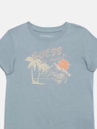 Детская футболка Guess с принтом 1159817473 (Голубой 4)