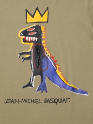 Детская футболка Uniqlo Jean-Michel Basquiat 1159817686 (Зеленый 135-145)