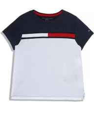 Дитяча футболка Tommy Hilfiger з логотипом 1159825313 (Білий 8-10)