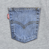 Набір з 2 дитячих футболок Levi&#39;s 1159825651 (Білий/Сірий 147-163)