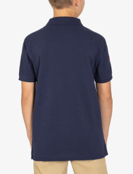 Подростковая футболка-поло U.S. Polo Assn с логотипом 1159832115 (Синий XXL)