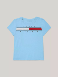 Детская футболка Tommy Hilfiger с логотипом 1159832854 (Голубой M)
