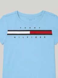 Детская футболка Tommy Hilfiger с логотипом 1159832854 (Голубой M)