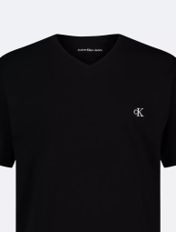 Базовая детская футболка Calvin Klein с логотипом 1159835156 (Черный M)
