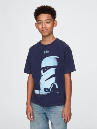 Дитяча футболка Star Wars GAP 1159835175 (Синій L)