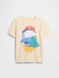 Детская футболка GAP с принтом 1159835974 (Желтый XL)