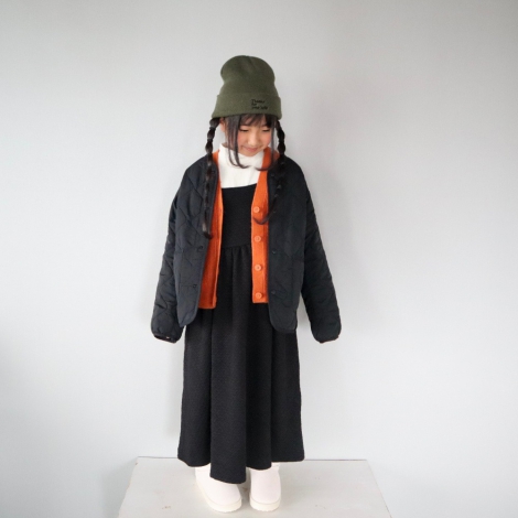 Детская стеганая куртка UNIQLO 1159801809 (Черный, 145-155)