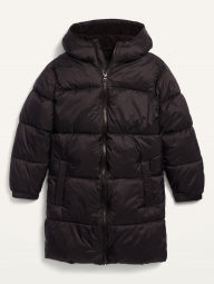Детская теплая куртка Old Navy парка еврозима art351416 (Черный, размер 107-114)