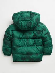 Детская куртка Baby GAP дутая курточка на флисе 1159761498 (Зеленый, 99-106)