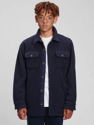 Подростковая куртка-рубашка GAP ветровка 1159762201 (Синий, 145-152)