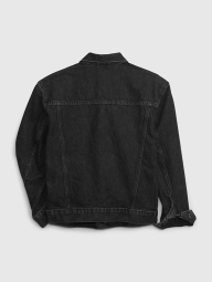 Подростковая джинсовая куртка GAP 1159836317 (Черный S)