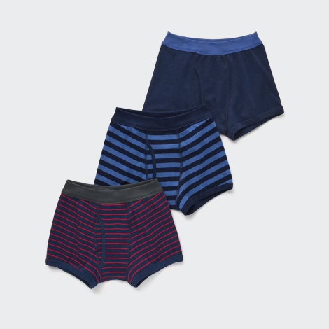 Комплект трусів-боксерів UNIQLO для хлопчиків 1159826951 (Синій 11-12)