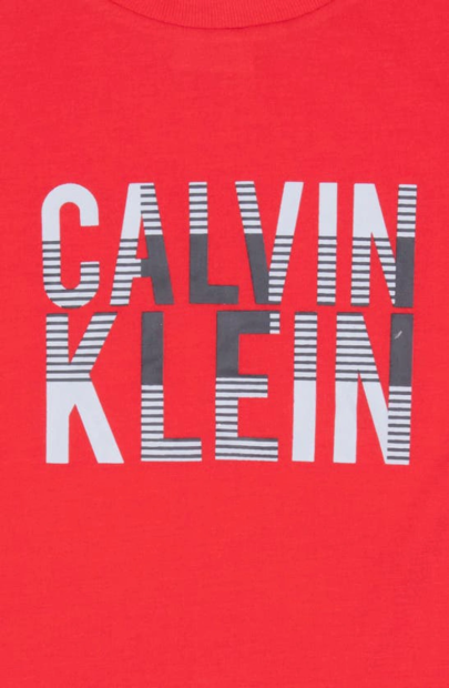 Детская пижама Calvin Klein лонгслив и штаны 1159779525 (Красный/Черный, 150-164)