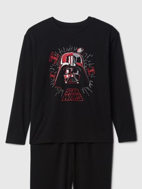 Детская пижама Star Wars GAP лонгслив и штаны 1159834872 (Черный 12)