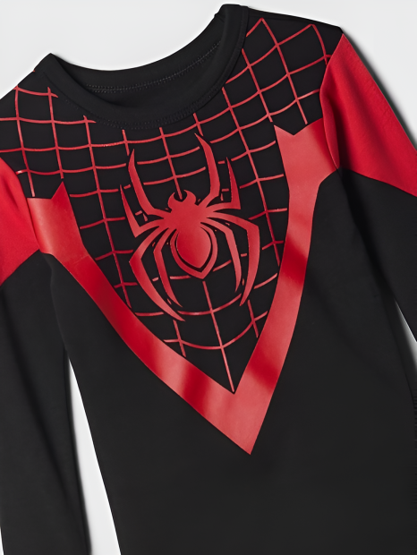 Детская пижама Marvel Spider-Man GAP лонгслив и штаны 1159837067 (Черный 3)