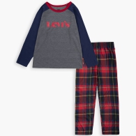 Детская пижама Levi's лонгслив и штаны 1159800283 (Разные цвета, 98-104)