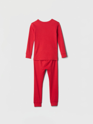 Детская пижама GAP лонгслив и штаны 1159832367 (Красный 90)