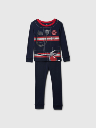 Детская пижама GAP лонгслив и штаны 1159834890 (Синий 12-18М)