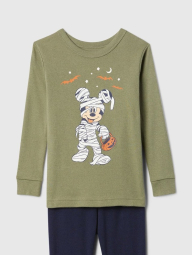 Детская пижама Disney Mickey Mouse GAP лонгслив и штаны 1159836599 (Синий/Зеленый 5)
