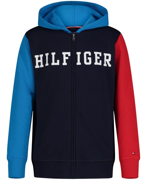 Детская толстовка на флисе Tommy Hilfiger с логотипом 1159818844 (Синий 6)