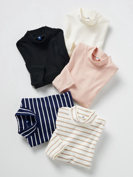 Детский лонгслив HEATTECH UNIQLO 1159832286 (Черный 115-125)