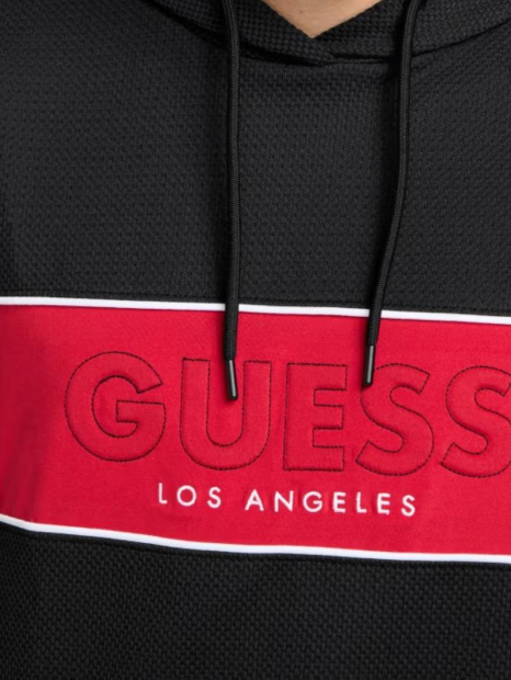 Подростковое худи Guess с логотипом 1159832876 (Черный 16)