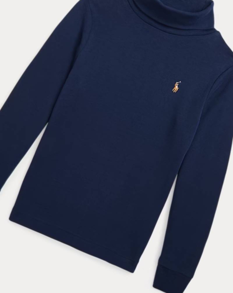 Дитячий лонгслів Ralph Lauren з високим коміром 1159833867 (Синій 3)