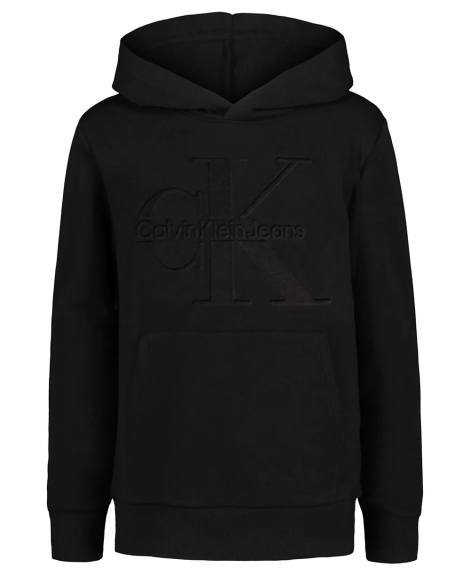 Детское худи на флисе Calvin Klein 1159836877 (Черный M)