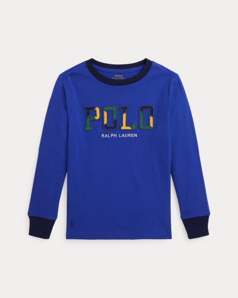 Чоловічий лонгслів для хлопчика Polo Ralph Lauren з логотипом 1159836952 (Синій 6)