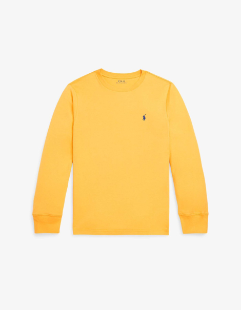 Детский лонгслив Polo Ralph Lauren с логотипом 1159837598 (Желтый 2)