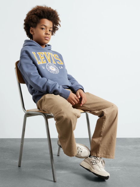 Дитяче худий Levi's з логотипом на флісі 1159837937 (Синій 2T)