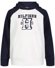 Детское худи Tommy Hilfiger с логотипом 1159812126 (Белый/Синий, 7)