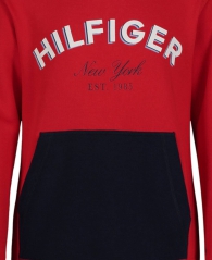 Детское худи на флисе Tommy Hilfiger с логотипом 1159820826 (Красный S)