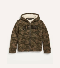 Детская толстовка с капюшоном Old Navy на меху 1159821295 (Зеленый M)