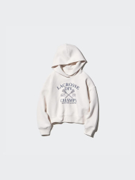 Детское худи с капюшоном DRY от UNIQLO 1159833412 (Белый 115-125)