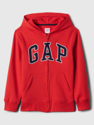 Дитяча толстовка з капюшоном GAP кофта на замку 1159835810 (Червоний XS)