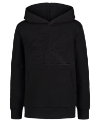 Дитяче худі на флісі Calvin Klein 1159836877 (Чорний M)