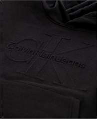 Детское худи на флисе Calvin Klein 1159836877 (Черный M)