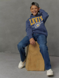 Дитяче худий Levi's з логотипом на флісі 1159837937 (Синій 2T)
