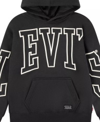 Дитяче худі Levi's з логотипом на флісі 1159839775 (Сірий 4)