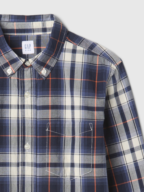 Детская рубашка из органического хлопка Poplin от GAP 1159836855 (Разные цвета XL)