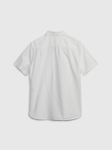 Дитяча сорочка з коротким рукавом GAP 1159837331 (Білий M)