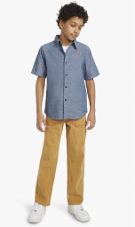 Детская рубашка с коротким рукавом Levi's 1159806908 (Синий, 92-98)