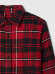 Дитяча фланелева сорочка GAP в клітинку 1159834869 (Червоний XL)