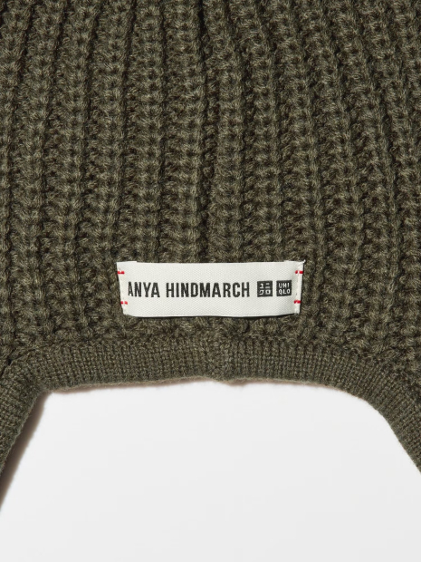 Дитяча в'язана шапка UNIQLO HEATTECH 1159832758 (Зелений M/L)