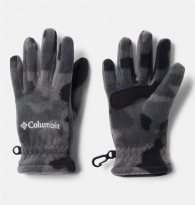 Детские флисовые перчатки Columbia 1159763601 (Серый/Черный, XS)