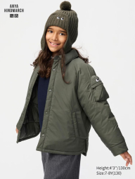 Детская вязаная шапка UNIQLO HEATTECH 1159832758 (Зеленый M/L)