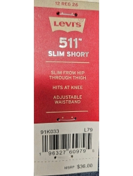 Джинсовые шорты Levi's 1159821820 (Синий 12)