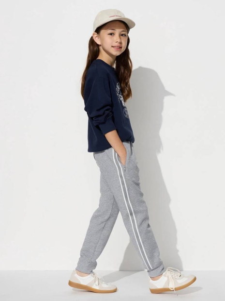 Дитячі спортивні штани UNIQLO джоггери з технологією DRY 1159835286 (Сірий 9-10)